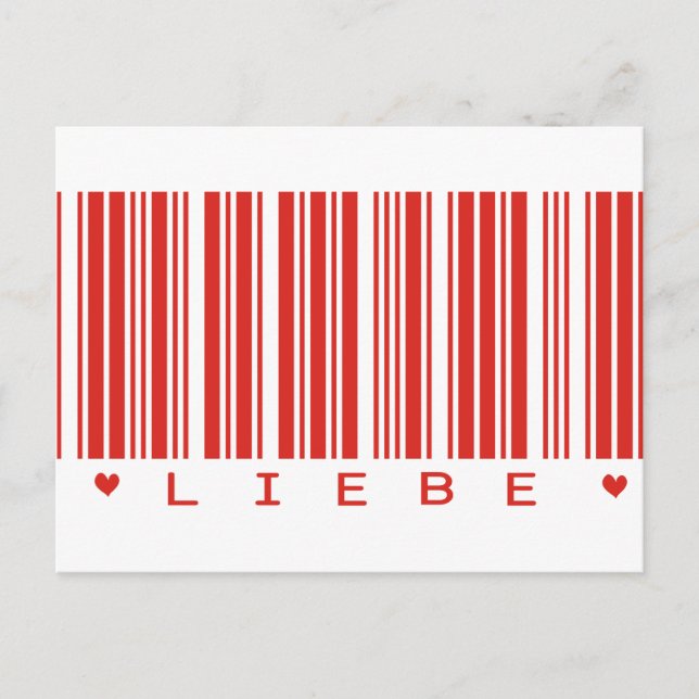 Postal Liebe Bar (Anverso)