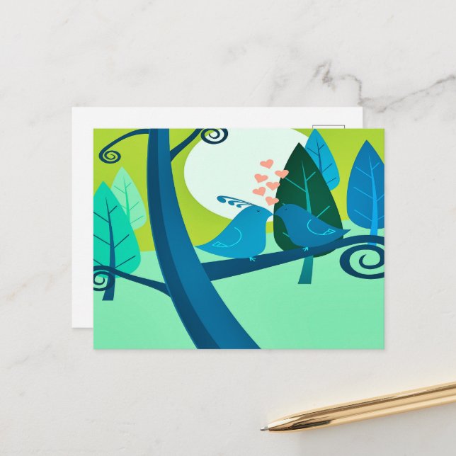 Postal Liebeslied (Anverso/Reverso In Situ)