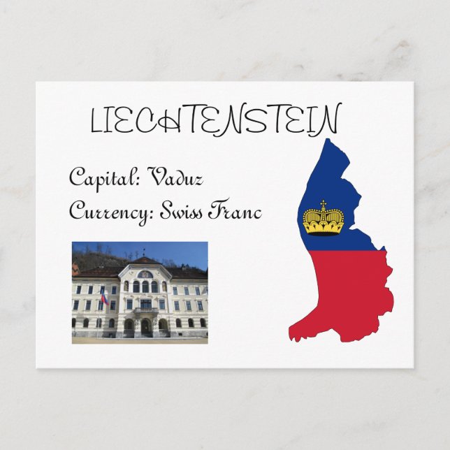 Postal Liechtenstein (Anverso)