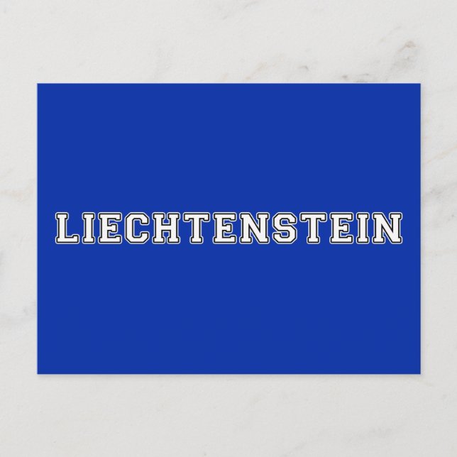 Postal Liechtenstein (Anverso)