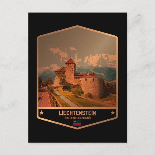 Postal Liechtenstein (Anverso)