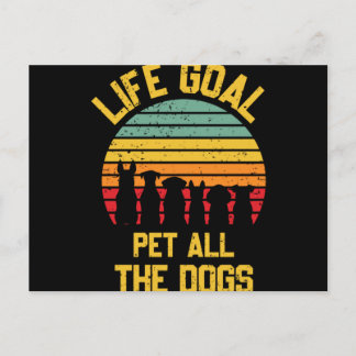 Postal Life-Goal-Mascota-All-The-Dogs-Lover-Funny