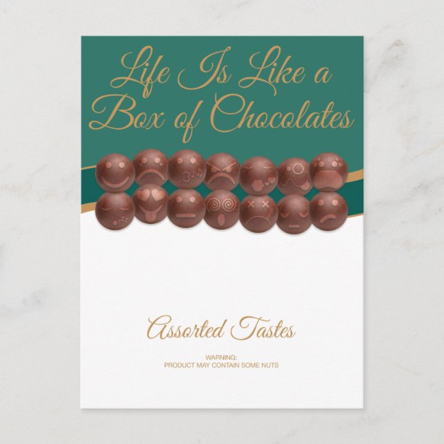 Postal Life Is Like a Box of Chocolates (Anverso)