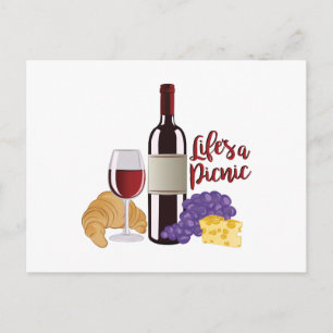 Postal Lifes una comida campestre