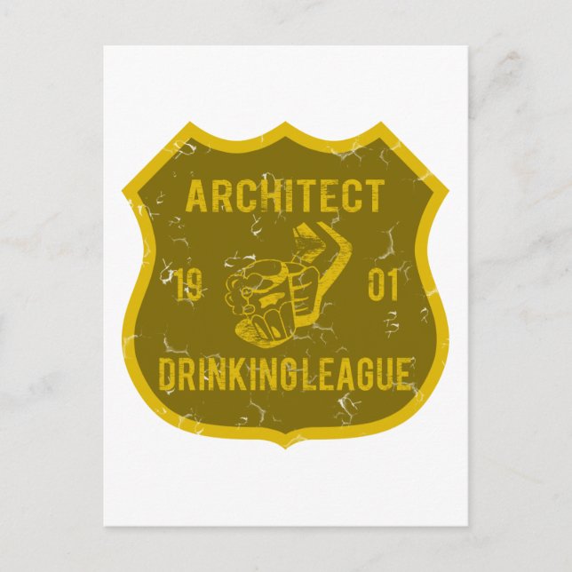 Postal Liga de Consumo de Arquitectos (Anverso)