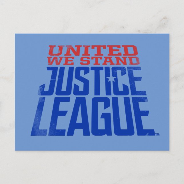 Postal Liga de la Justicia | United We Stand Graphic (Anverso)