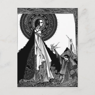Postal Ligeia de Edgar Allan Poe