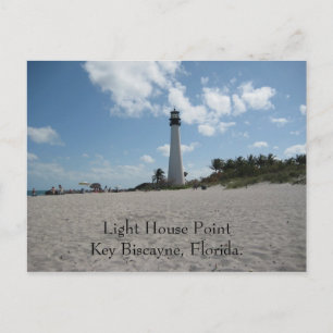 Postal Light House Point Key Biscayo