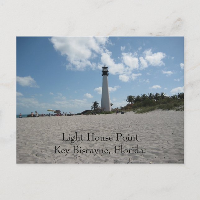 Postal Light House Point Key Biscayo (Anverso)