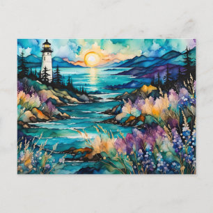 Postal Lighthouse Bay Mountain Wilflower Garden