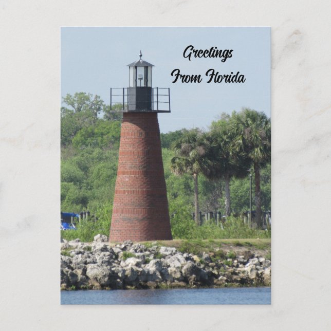 Postal Lighthouse Lake Tohopekaliga Florida (Anverso)