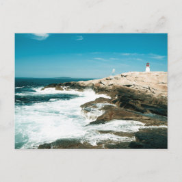 Postal Lighthouse Peggys Cove Nova Scotia Canada