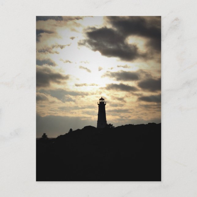 Postal Lighthouse Silhouette (Anverso)