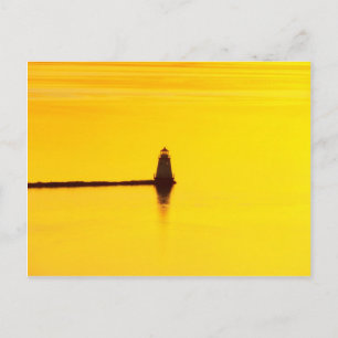 Postal Lighthouse Sunset