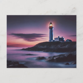 Postal Lighthouse Twilight