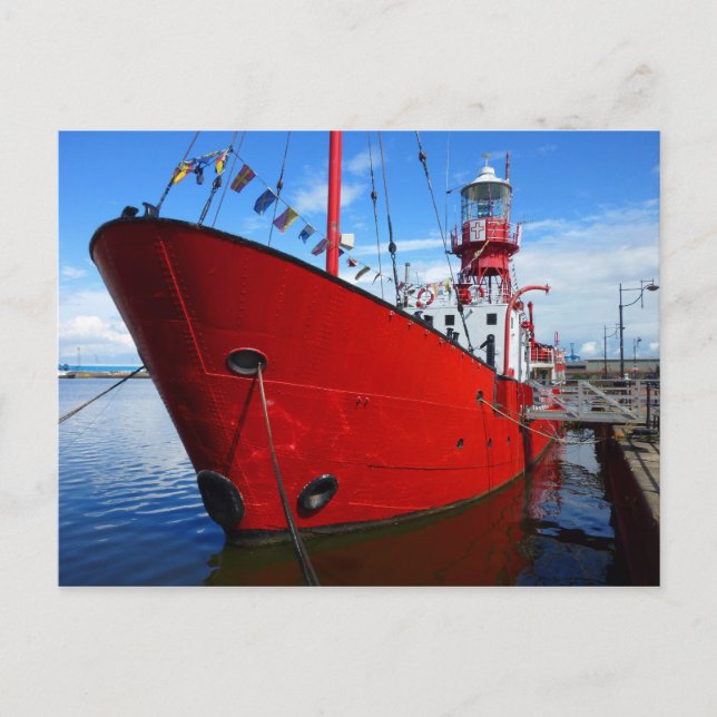 Postal Lightship, Bahía de Cardiff, Cardiff, Gales (Anverso)