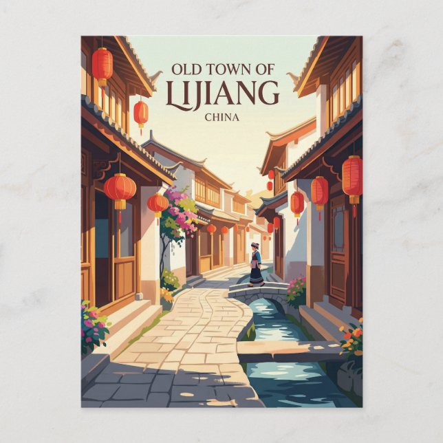 Postal Lijiang, China China (Anverso)