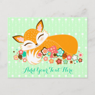 Postal Lil Foxie Cub - Pérdida de Personalizado Fox para 