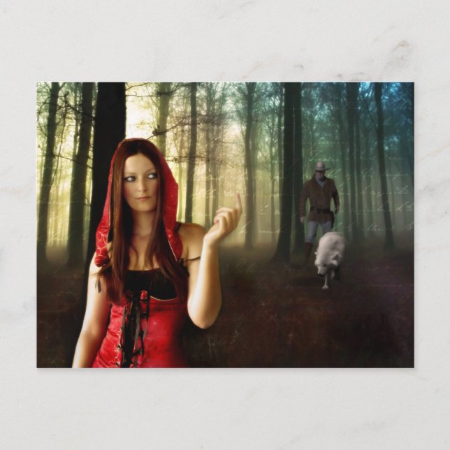 Postal Lil Red Riding Hood - Postcard (Anverso)