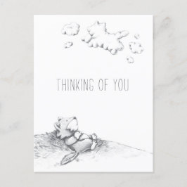 Postal Lil Wolf Daydreaming Postcard