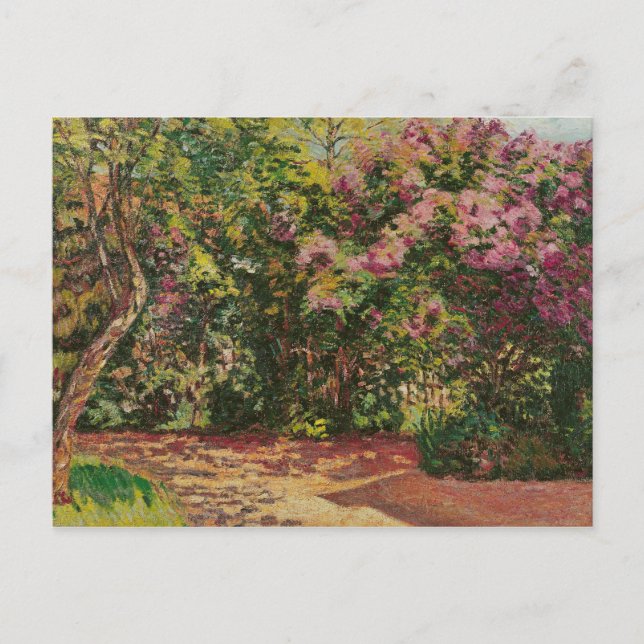 Postal Lilac, el jardín del artista (Anverso)
