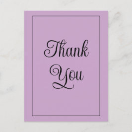 Postal Lilac Gracias