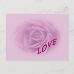 Postal Lilac Rosa por amor