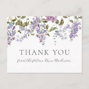 Postal Lilac y Lavanda Gracias