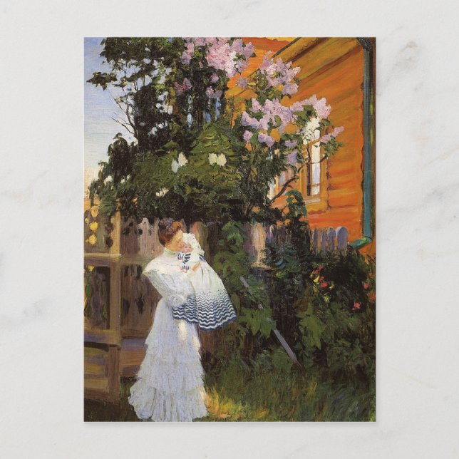 Postal Lilacs en sol (Anverso)