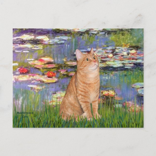 Postal Lilias 2 - Gato atigrado naranja 46 (Anverso)