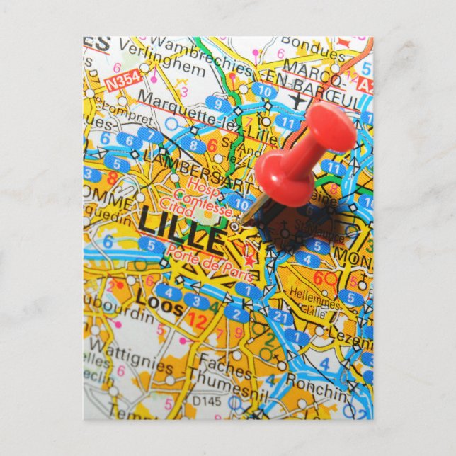 Postal Lille, Francia (Anverso)
