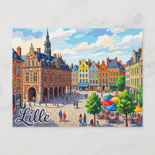 Postal Lille Francia