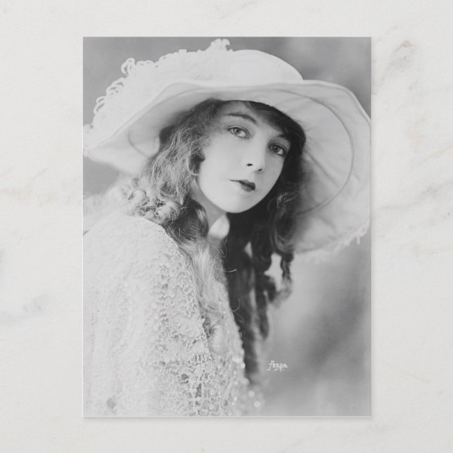 Postal Lillian Gish Postcard (Anverso)