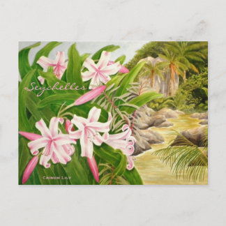 Postal Lily de las Seychelles