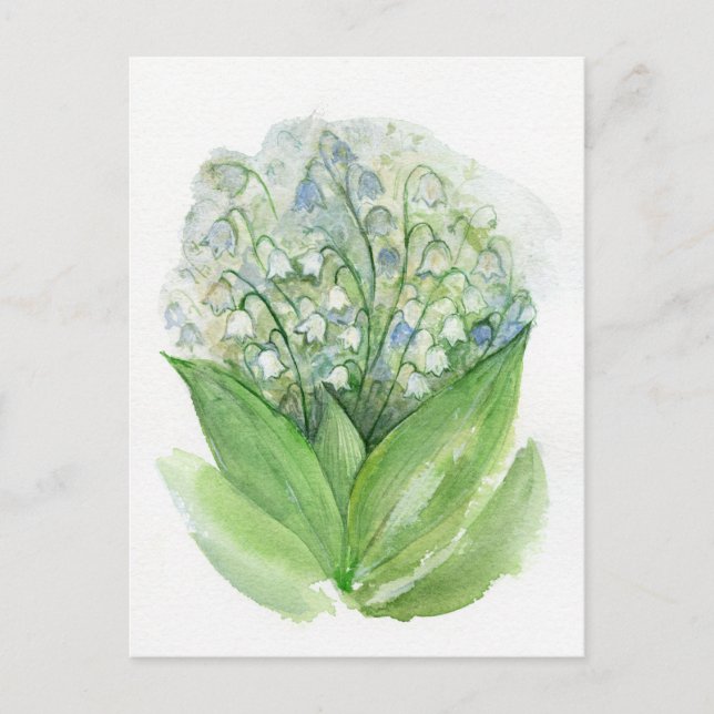 Postal Lily del valle (Anverso)