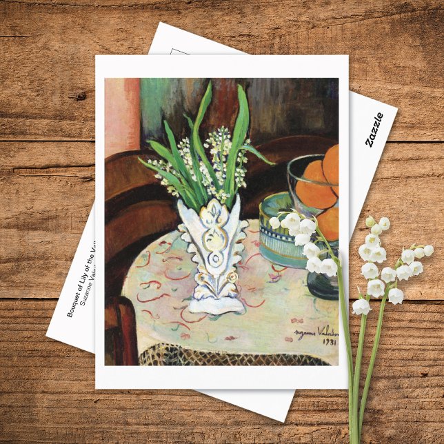 Postal Lily del Valle Suzanne Valadon (Subido por el creador)