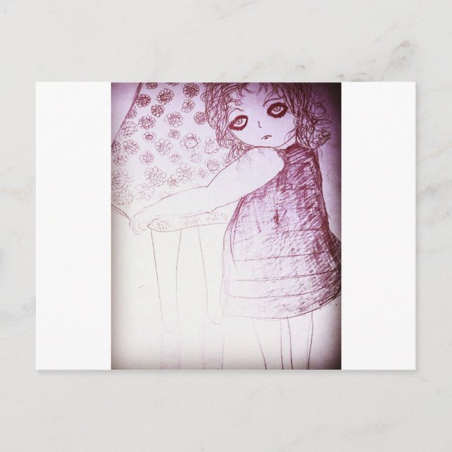 Postal Lily era una niña pequeña (Anverso)