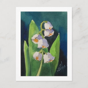 Postal Lily of the Valley Postcard