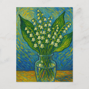 Postal Lily of the Valley Postcard