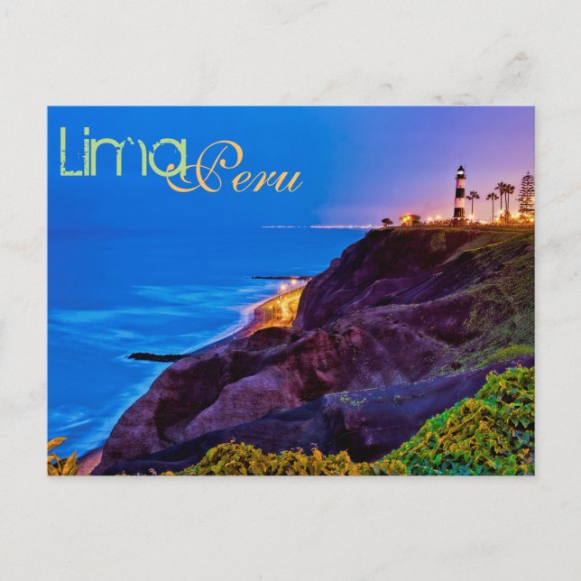 Postal Lima, Perú, Distrito de Miraflores, S.A. (Anverso)