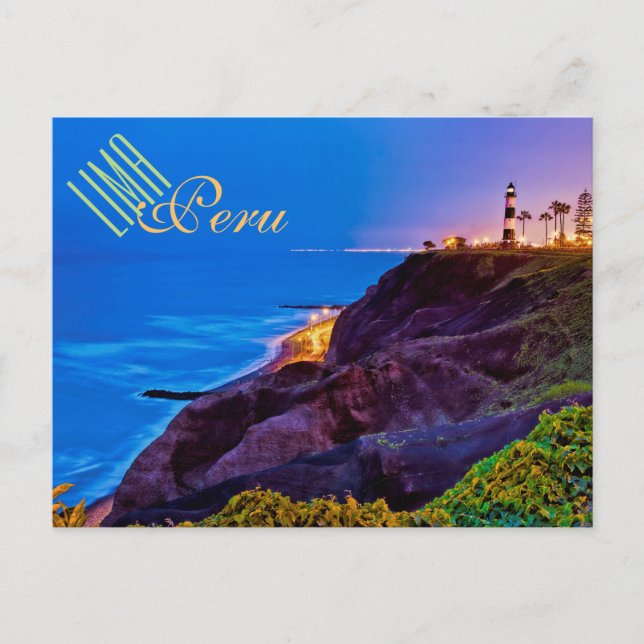 Postal Lima, Perú, Distrito de Miraflores, S.A. (Anverso)