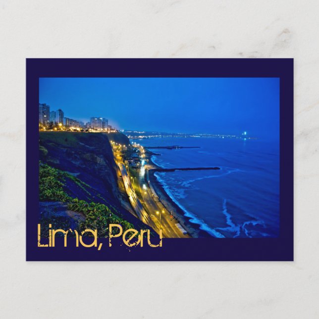 Postal Lima, Perú, Distrito de Miraflores, S.A. (Anverso)