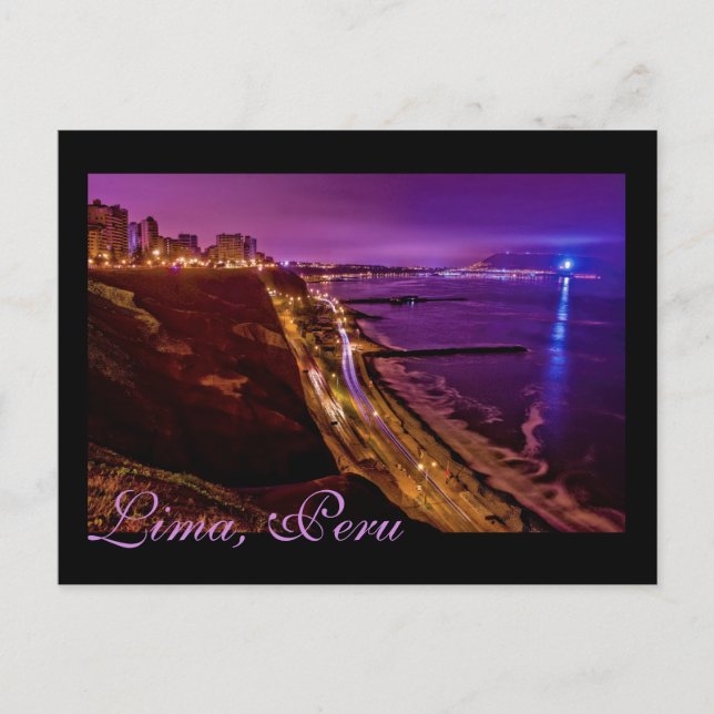 Postal Lima, Perú, Distrito de Miraflores, S.A. (Anverso)