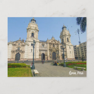 Postal Lima, Perú, Plaza Mayor