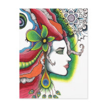 Limitar el retrato de arte moderno