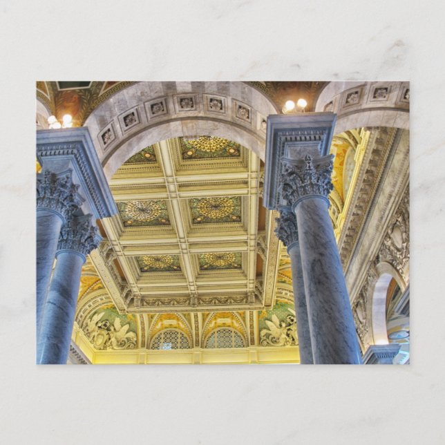 Postal Límite máximo de la Biblioteca del Congreso (Anverso)
