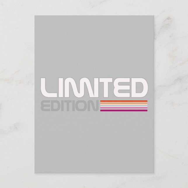 Postal Limited Edition | Lesbian Pride Postkarte (Anverso)