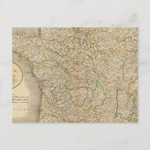 Postal Límites provinciales de Francia