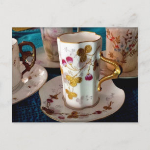 Postal Limoges demitasse