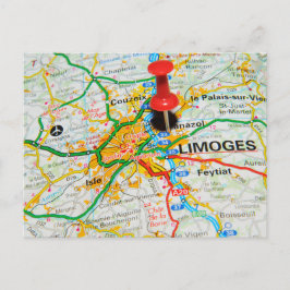 Postal Limoges, Francia